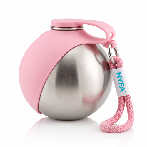 HYFA Pink insulated steel bottle